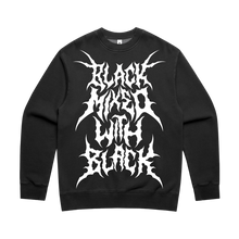 Load image into Gallery viewer, Black Mixed Crewneck
